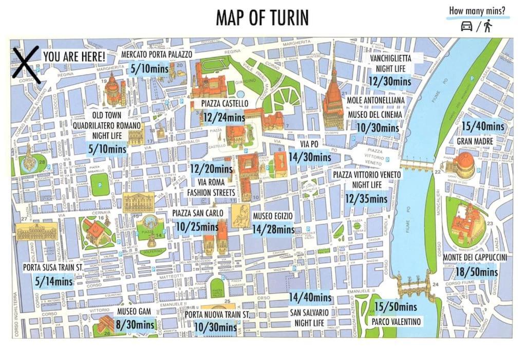 Old Town-Porta Susa Free Parking Modern Flat X6 Apartment Turin Ngoại thất bức ảnh